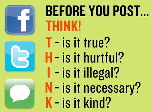 Before You Post Think - Poster 